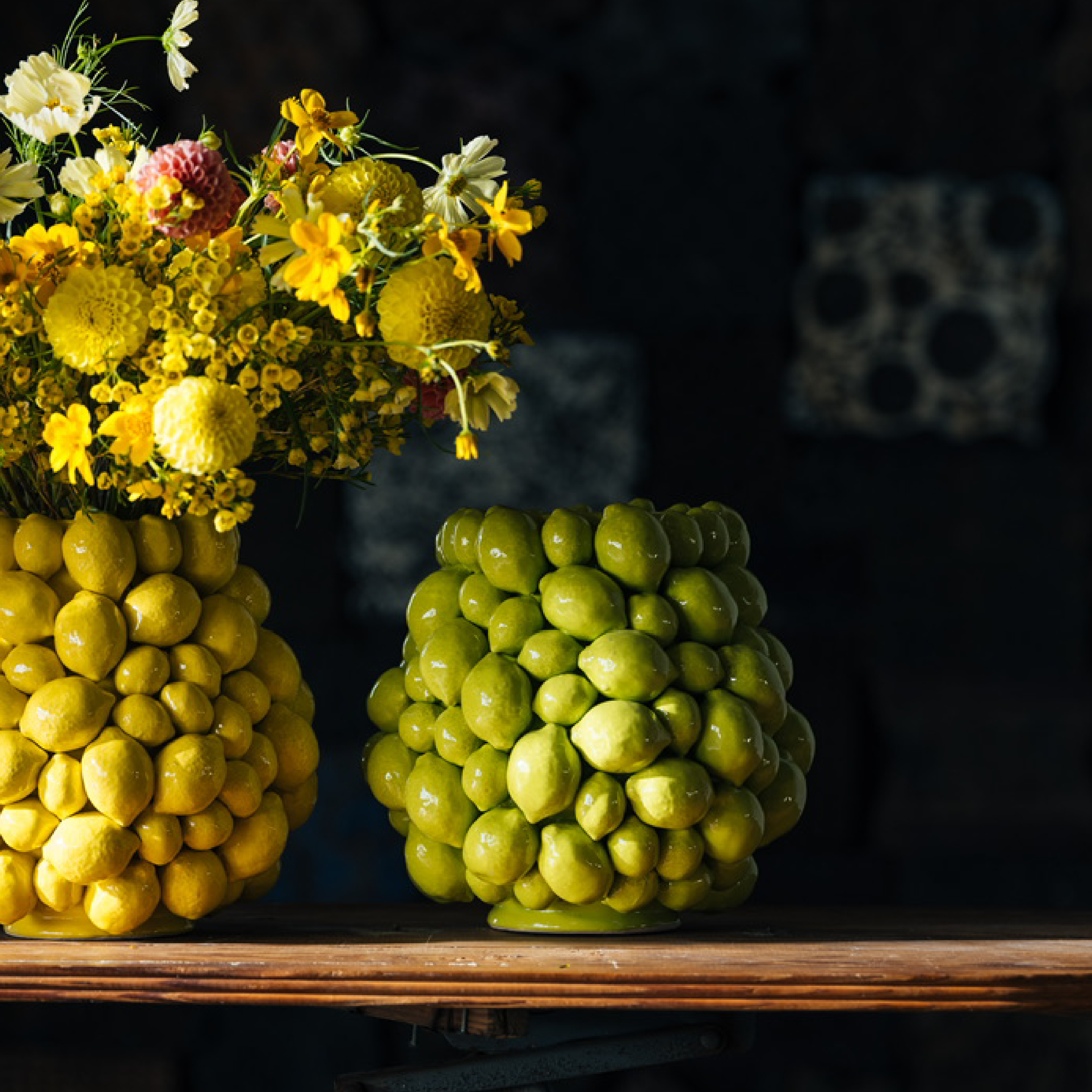 【予約販売】Vase citrus fruit green